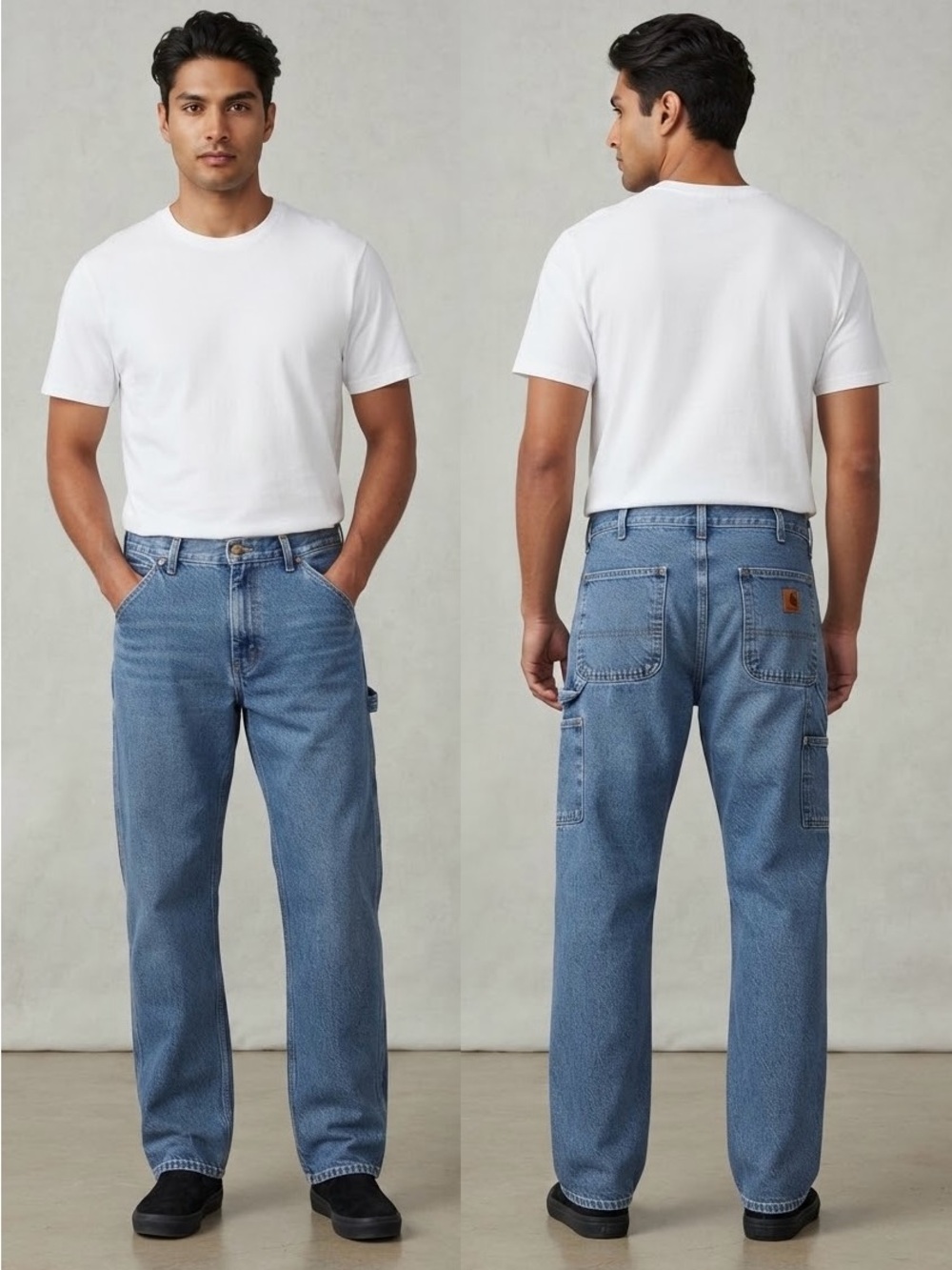 Carhartt Relaxed Fit Men's Jeans in Medium Blue
